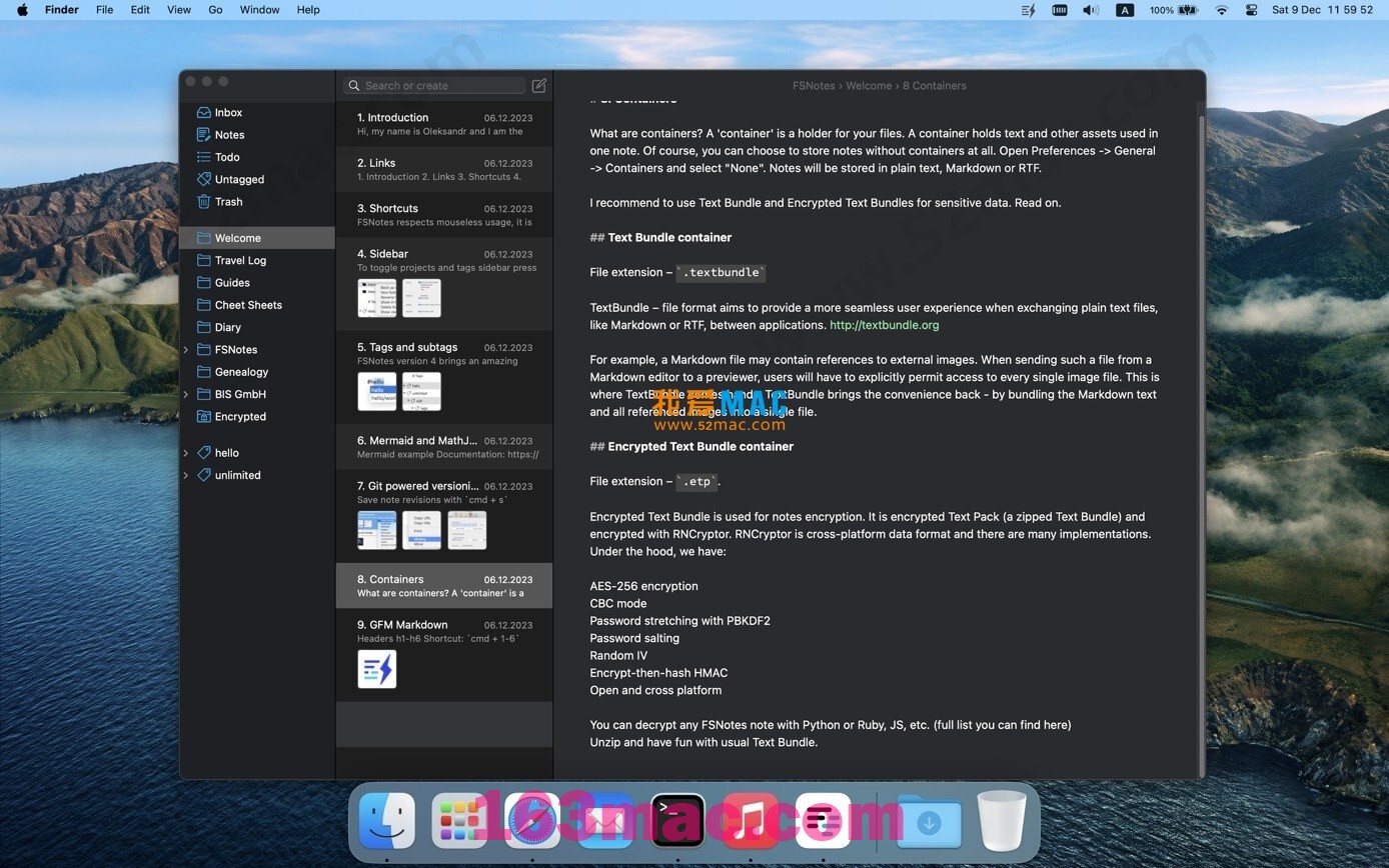 FSNotes for mac