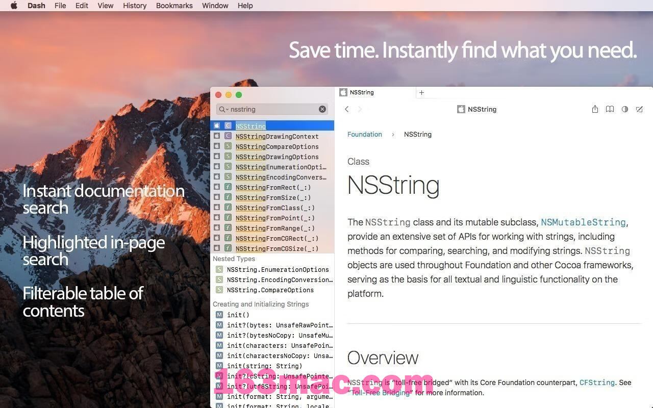 Dash for Mac v7.1.1激活版 好用的API文档工具-2