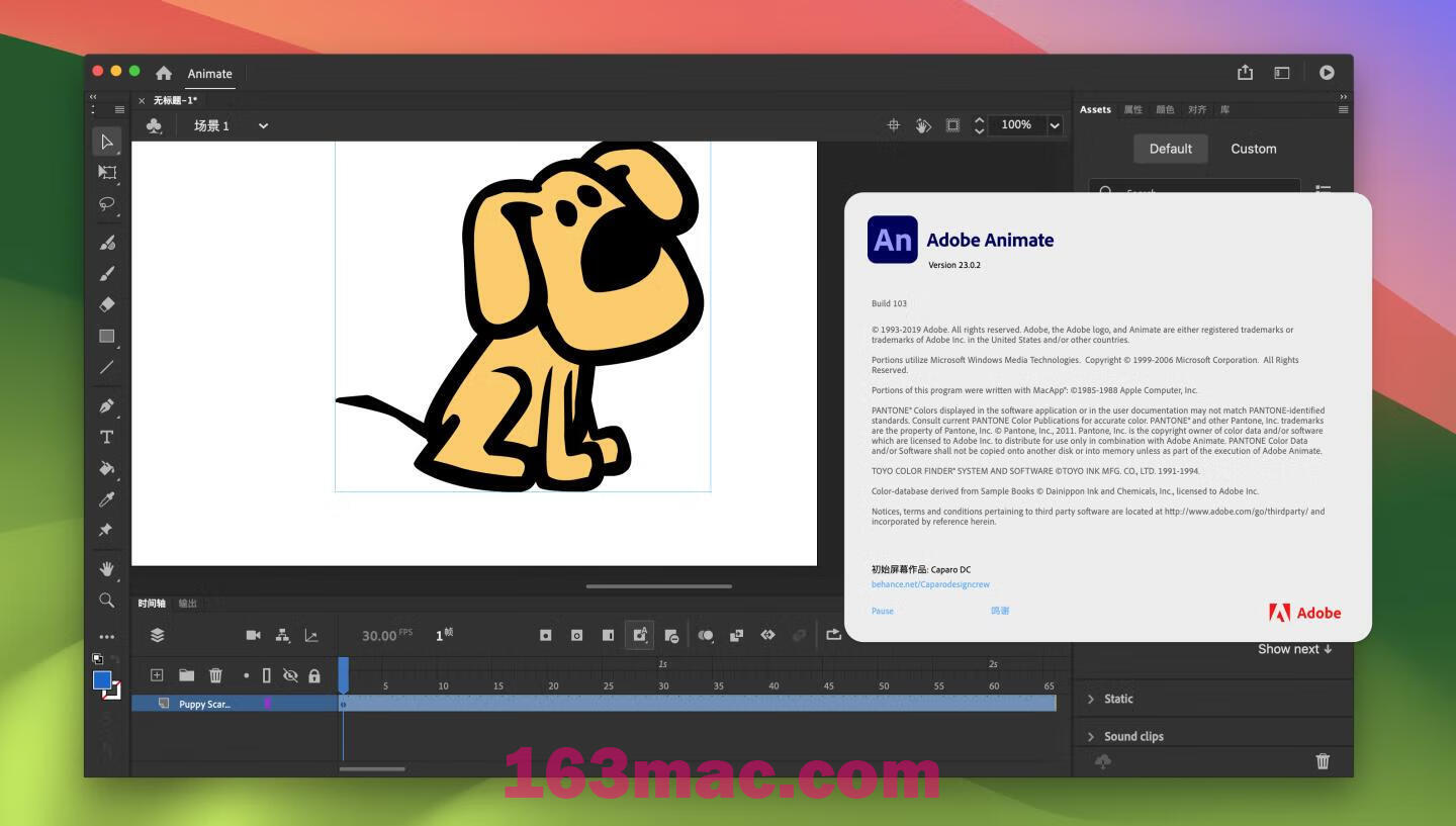 Adobe Animate 2023 for mac v23.0.2 中文破解版 intel/M1通用 (An2023)-1