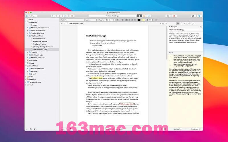 Scrivener 3 for Mac v3.3.3中文激活版 最好用的mac写作软件-7