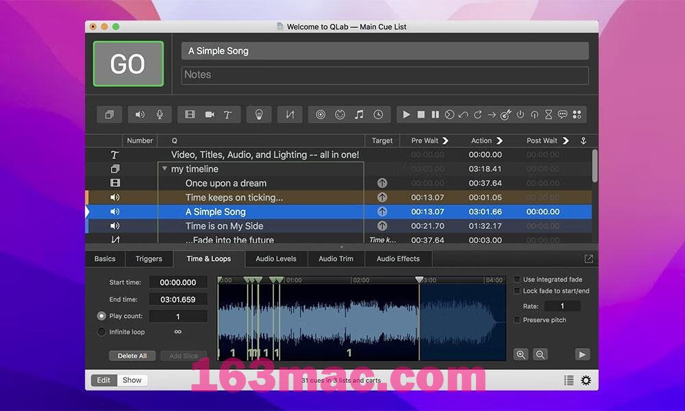 QLab Pro for Mac v5.2.4激活版 音频编辑处理工具-4