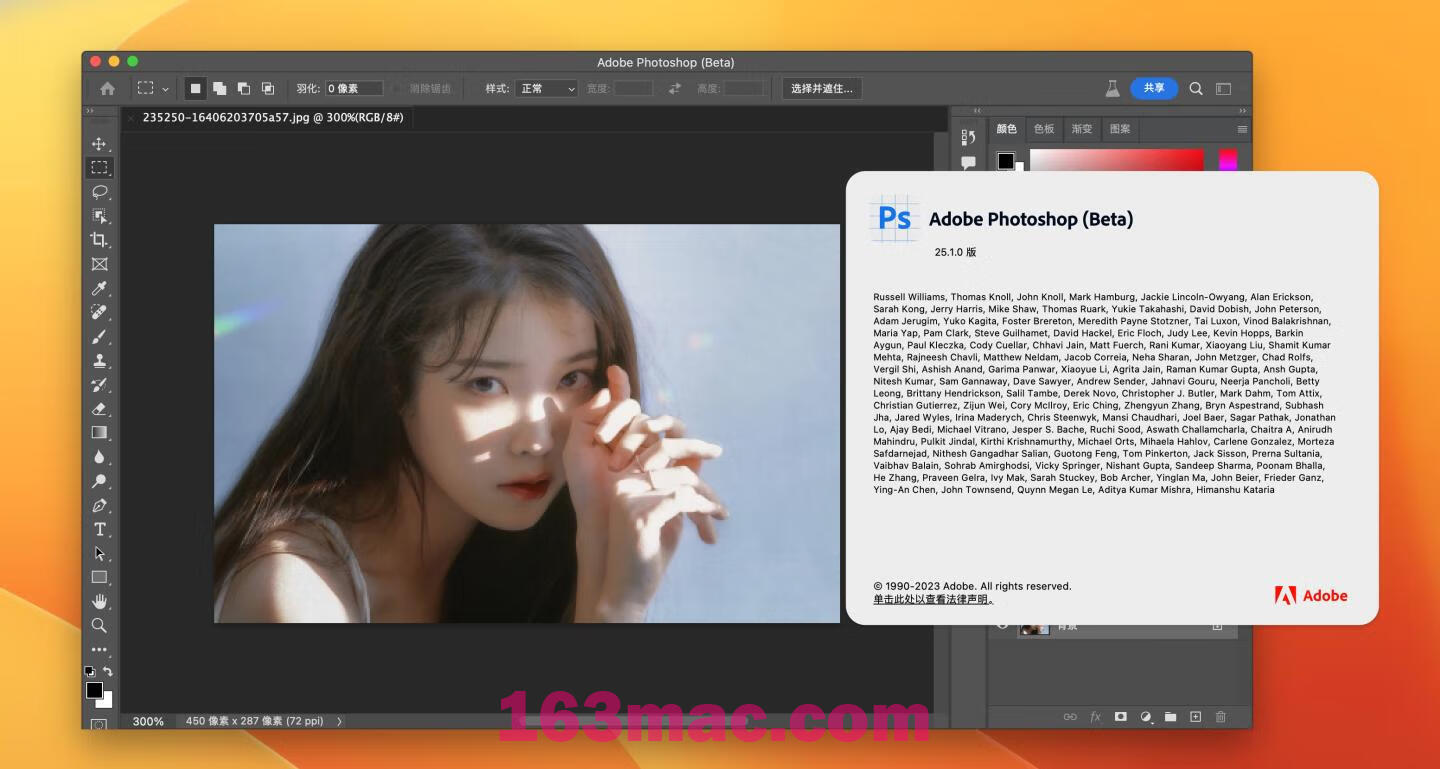 Adobe Photoshop 2024 for Mac v25.1 beta 中文激活版 intel/M1通用(ps2024)-2