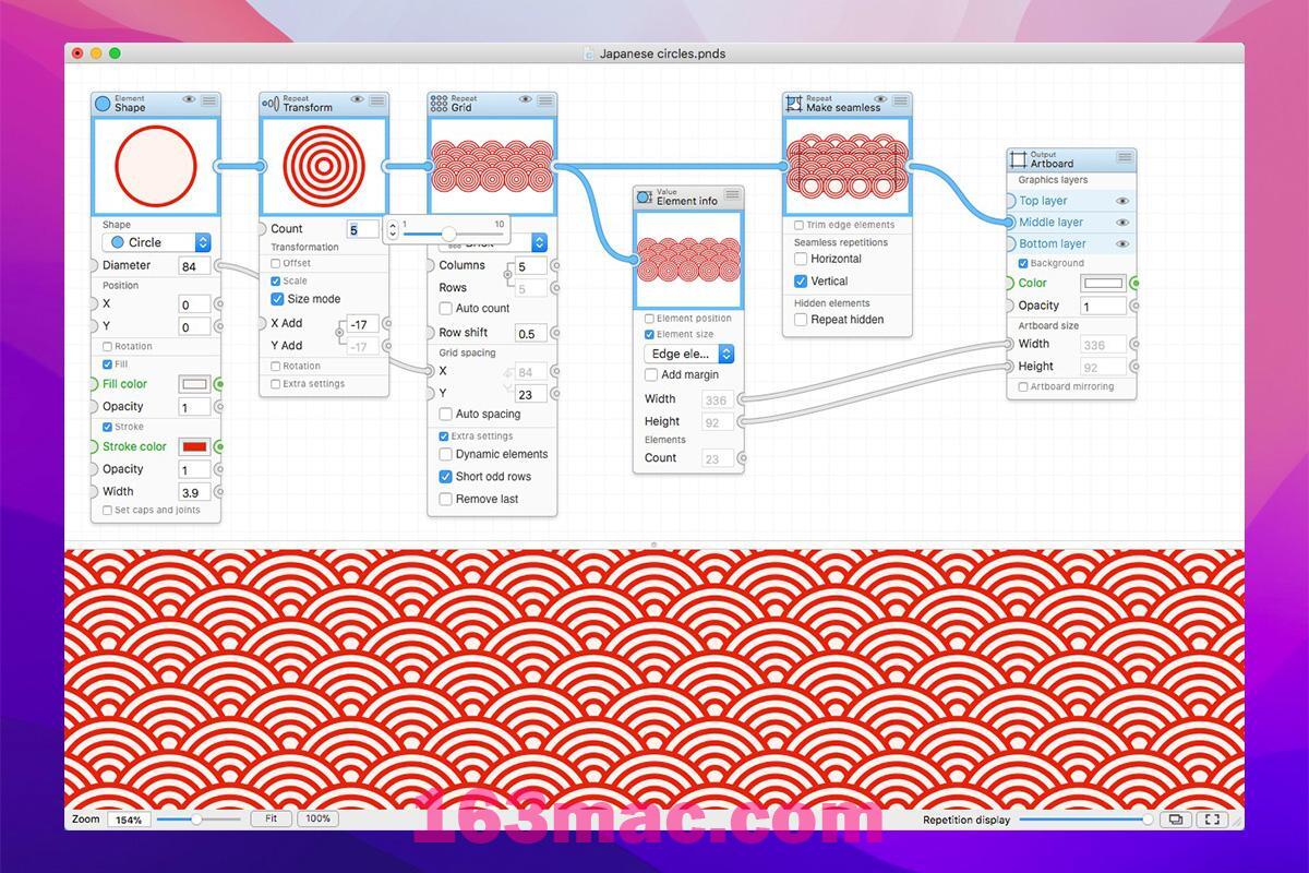 PatterNodes 3 for Mac v3.2.2直装 矢量图形模式创建软件-2