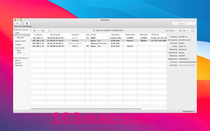 Debookee for Mac v8.1.5激活版 网络数据抓包及分析工具-2