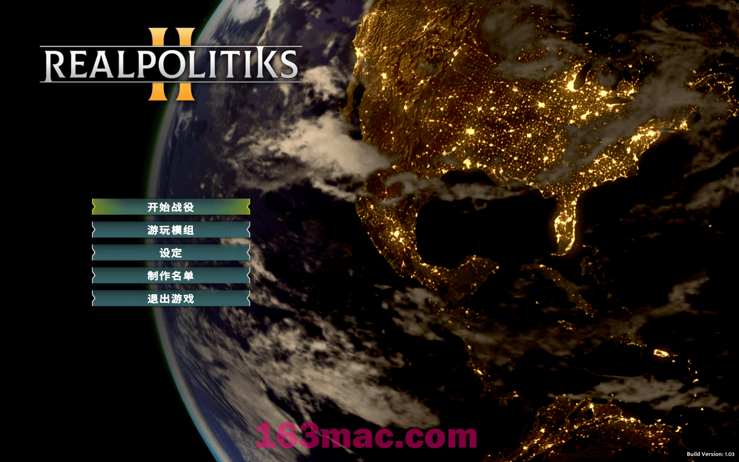 真实政治2 Realpolitiks II for Mac v1.09 中文原生版-1