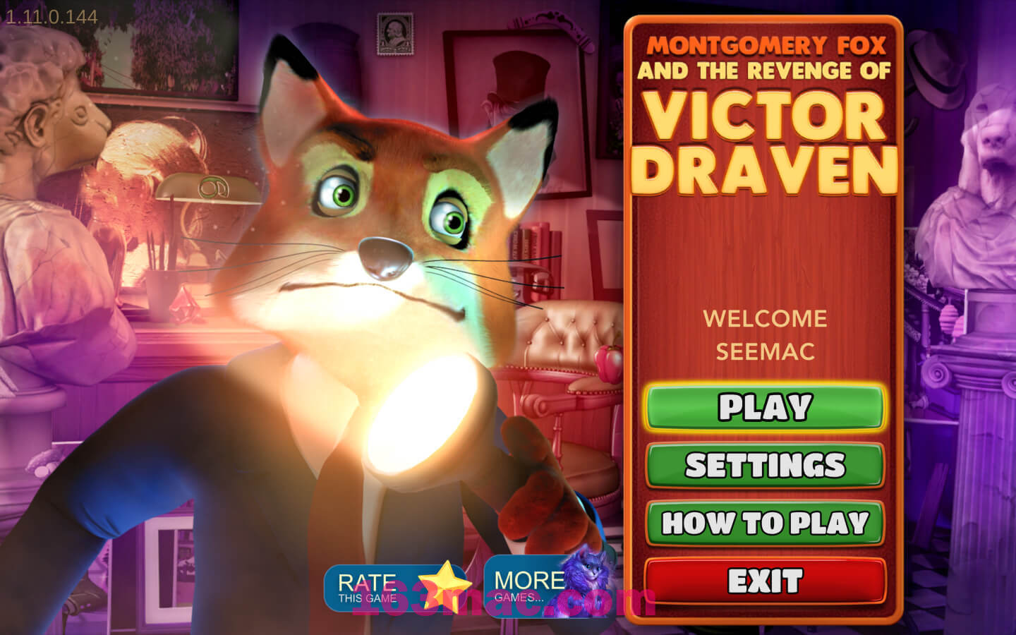 蒙哥马利·福克斯与维克多·德莱文的复仇 Montgomery Fox: The Revenge of Victor Draven for Mac v1.11.0.144 英文原生版-2