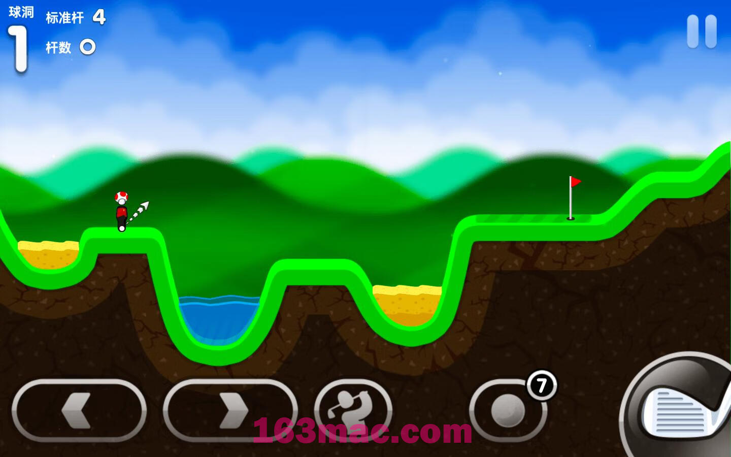 超级火柴人高尔夫3 Super Stickman Golf 3+ for Mac v1.2.0 中文原生版-6