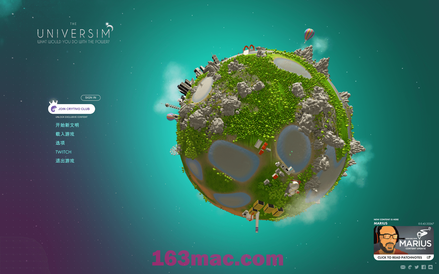 宇宙主义 The Universim for Mac v0.1.59.42496 中文原生版-1