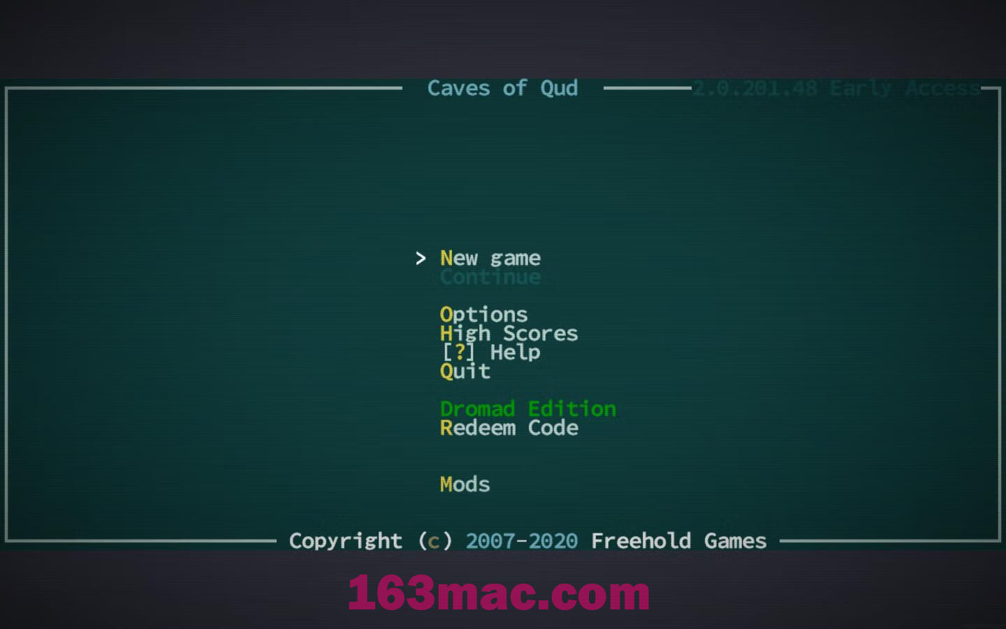 卡德洞窟 Caves of Qud for Mac v2.0.206.48 英文原生版-1