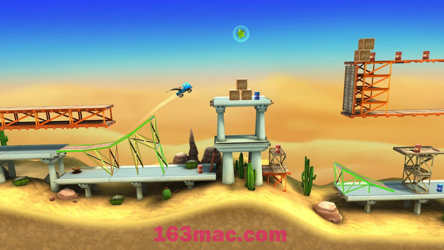 桥梁建造师特技 Bridge Constructor Stunts for Mac v1.1 (43524)(3.3 GOG r3) 英文原生版-4