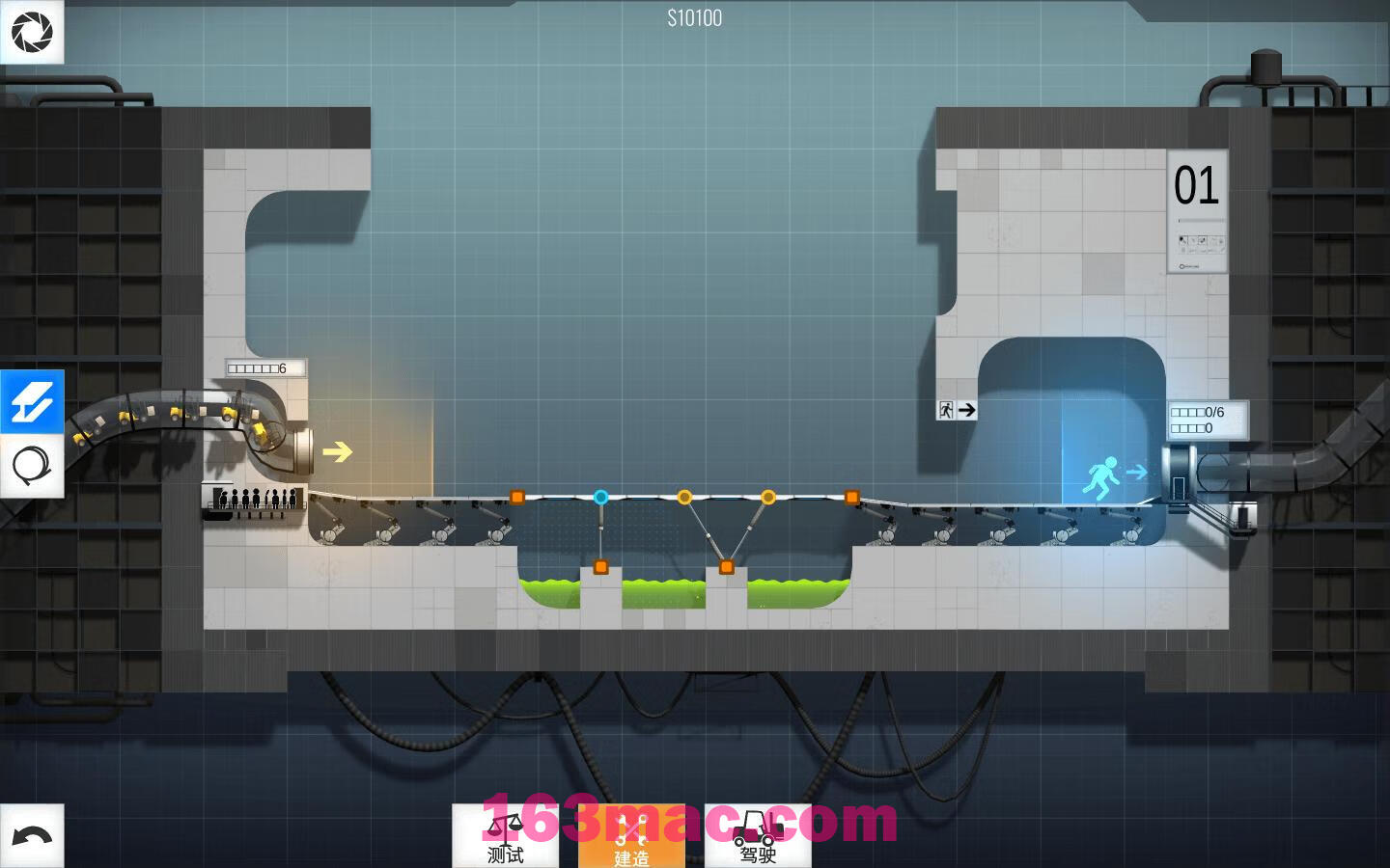 桥梁建造师传送门 Bridge Constructor Portal for Mac v1.4.40233 中文原生版附DLC-4