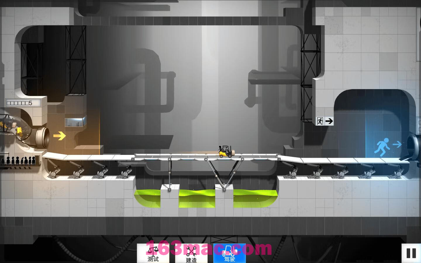 桥梁建造师传送门 Bridge Constructor Portal for Mac v1.4.40233 中文原生版附DLC-5