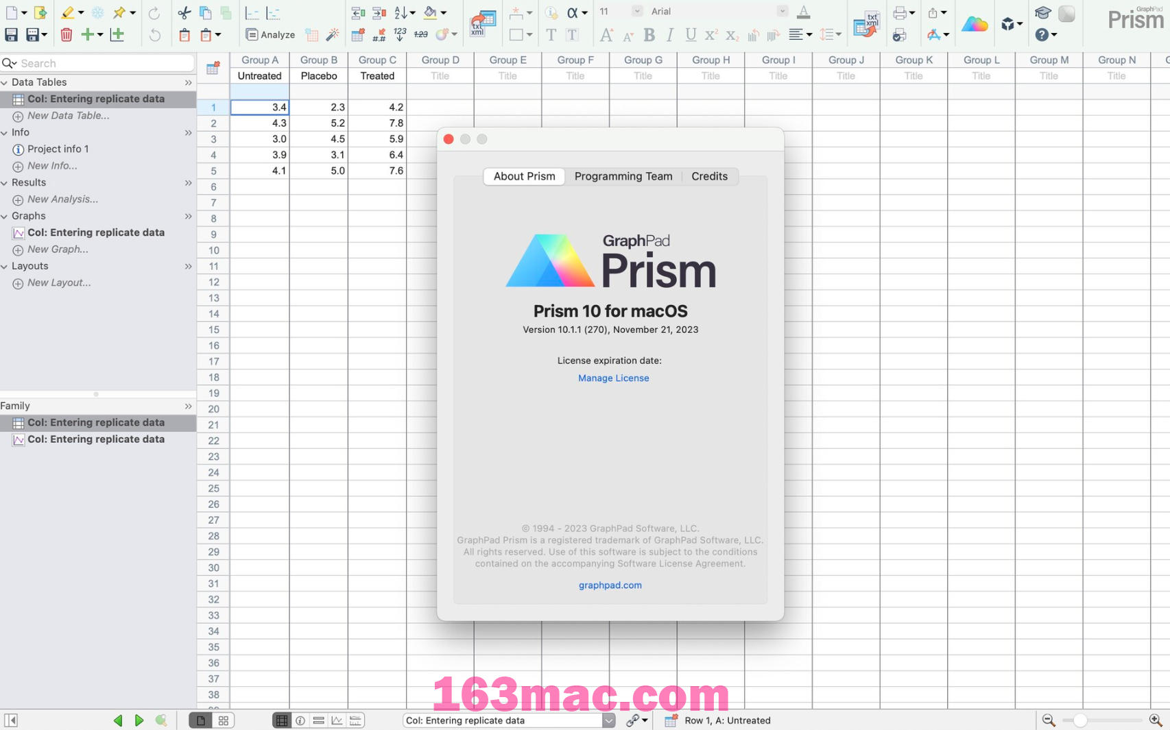 GraphPad Prism 10 for Mac v10.1.1 统计分析绘图软件 注册版-1