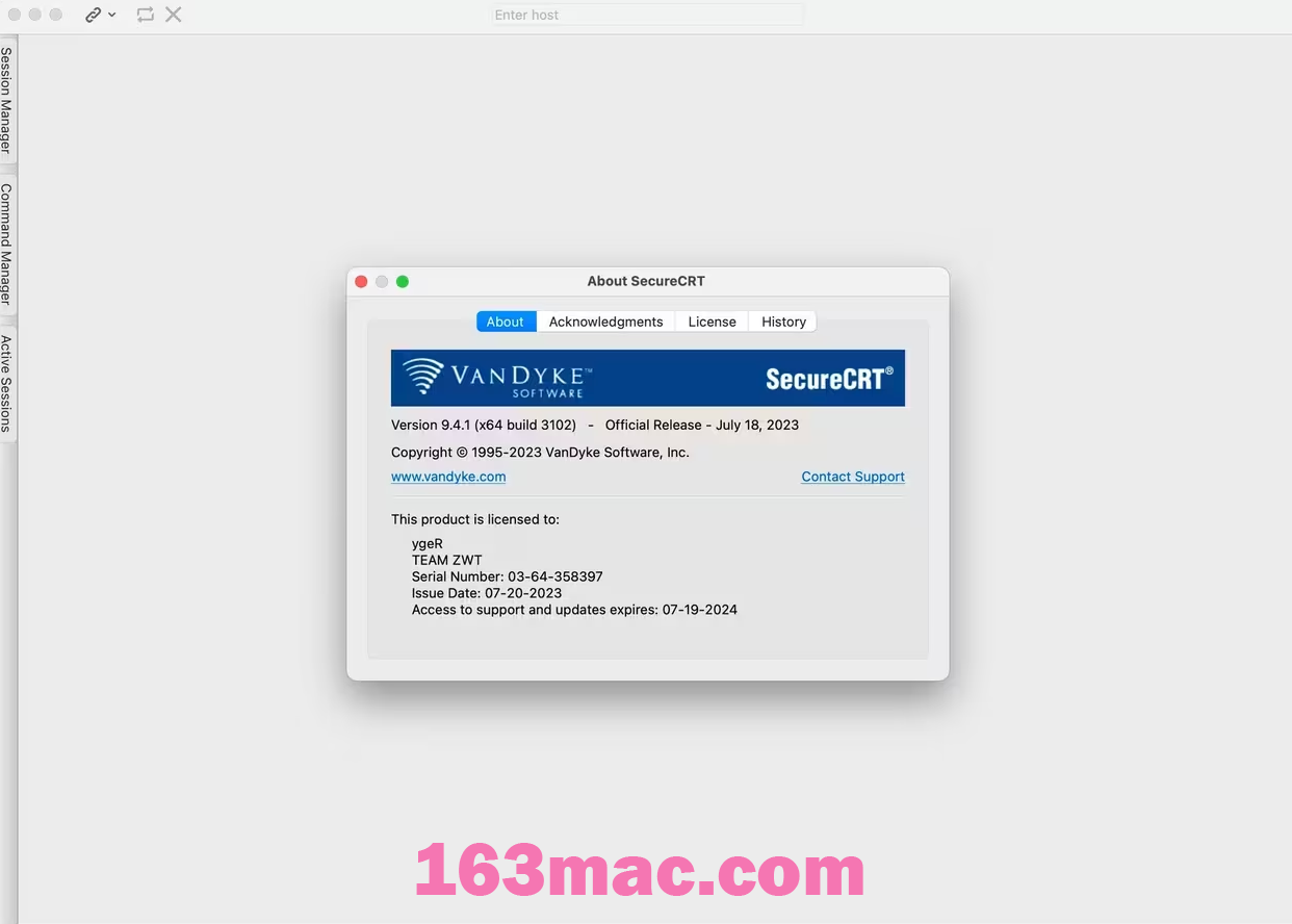 SecureCRT for Mac v9.5.0 好用的终端SSH仿真工具 注册激活版-1