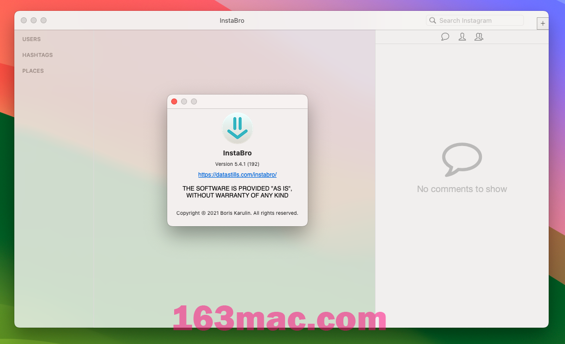 InstaBro for Mac v5.4.1 Instagram下载备份工具 激活版-1