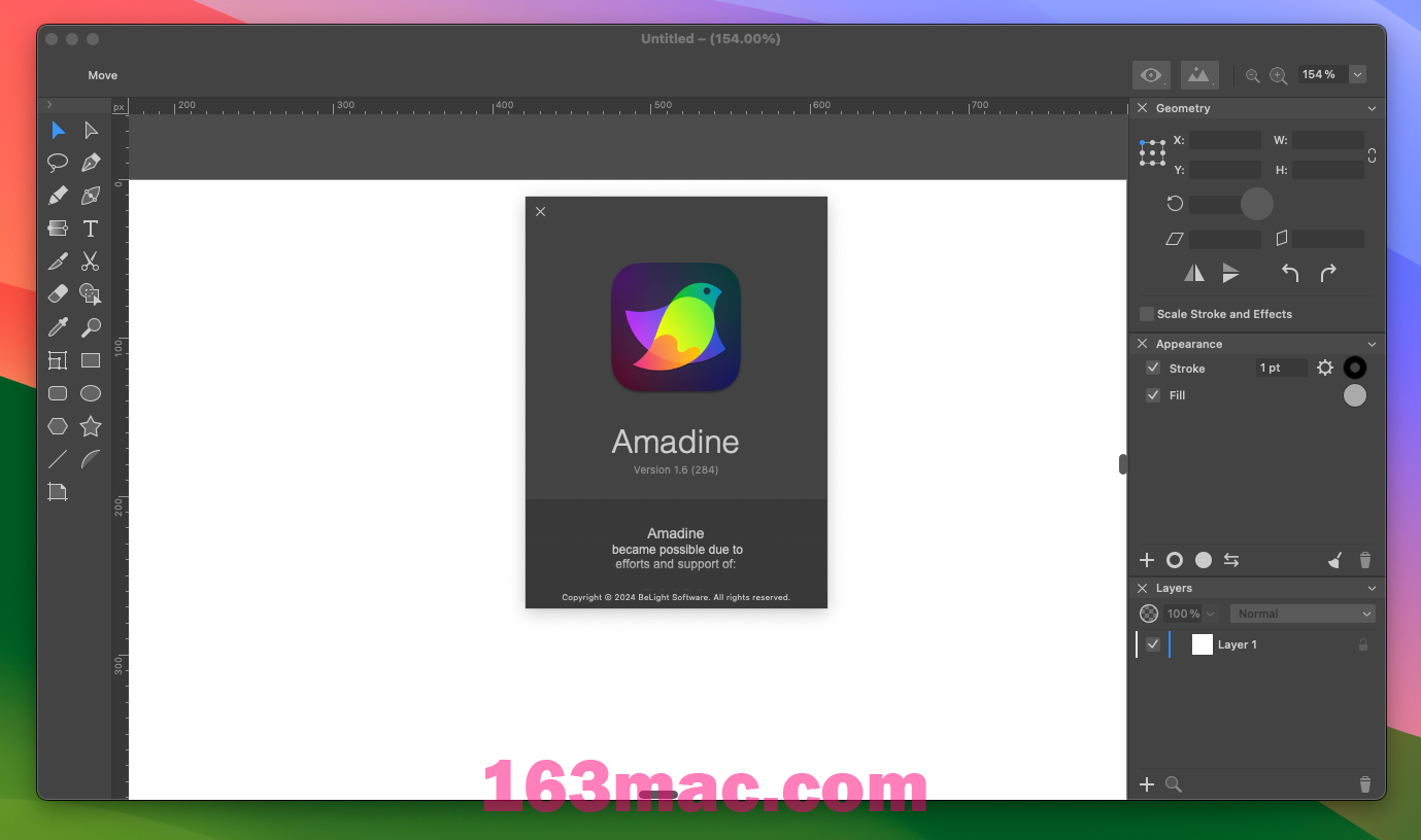 Amadine for Mac v1.6.0 英文版 矢量图形设计软件-1