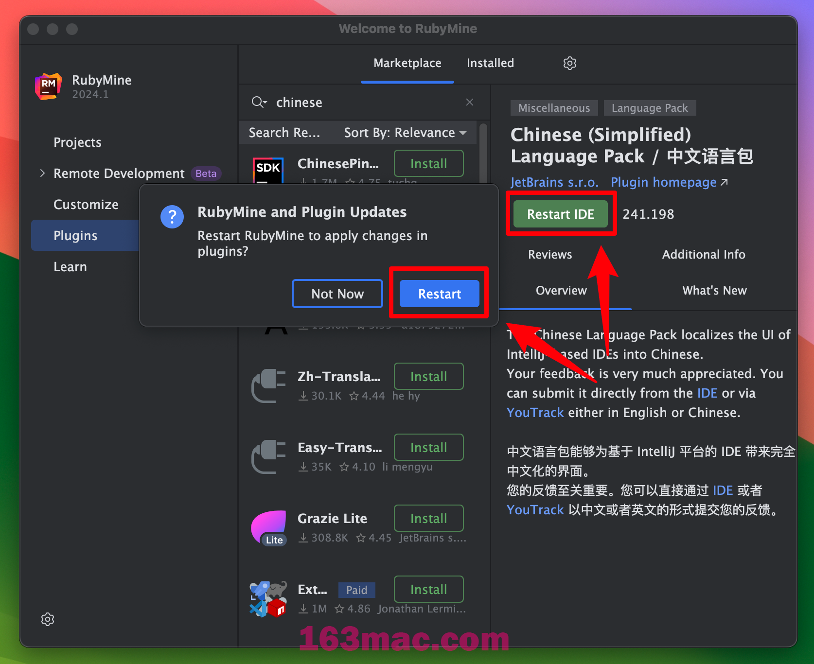 RubyMine 2024 for Mac v2024.1 中文激活版 强大的Rails/Ruby开发工具RM (intel/M1均可)-1