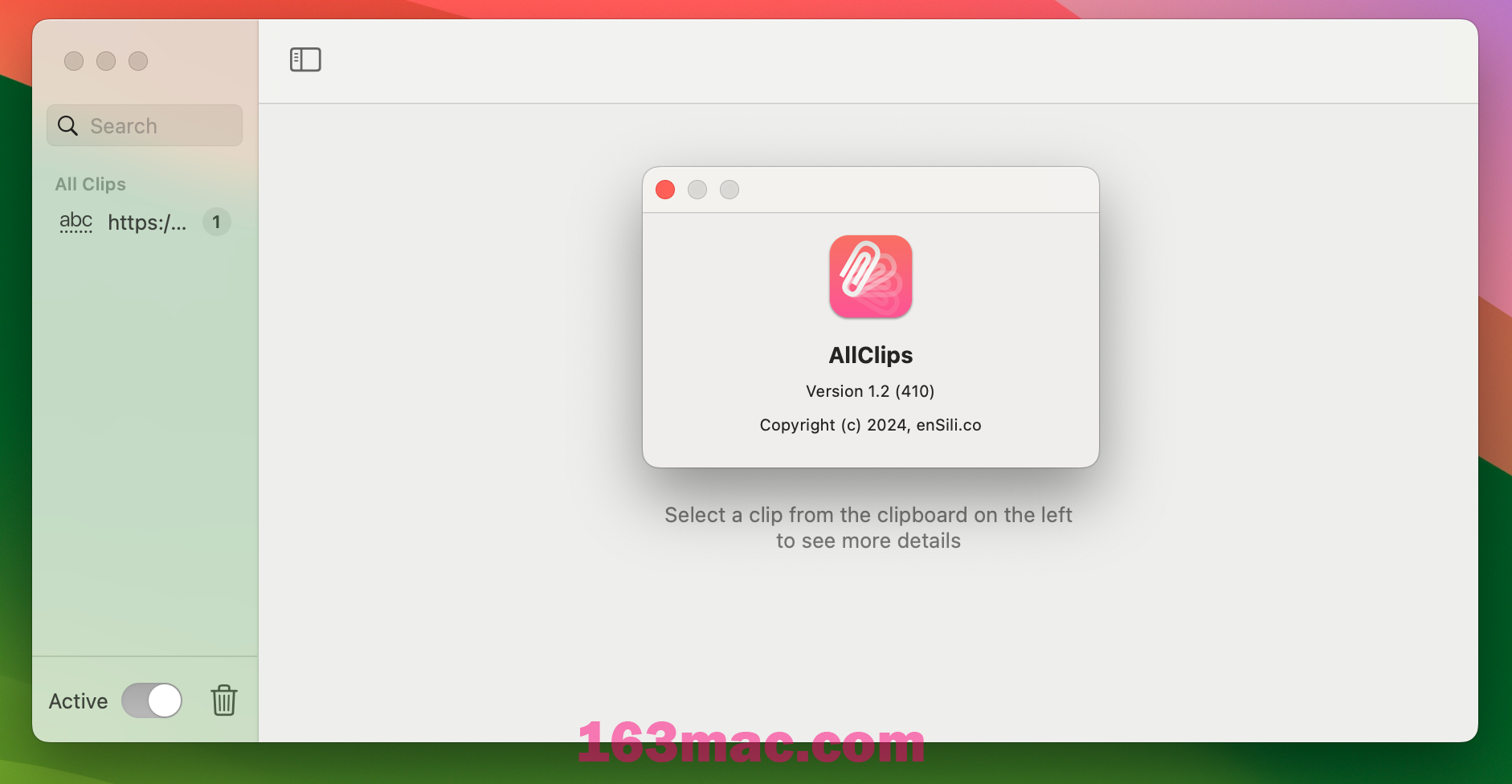 AllClips for Mac v1.2 剪贴板管理程序 激活版-1