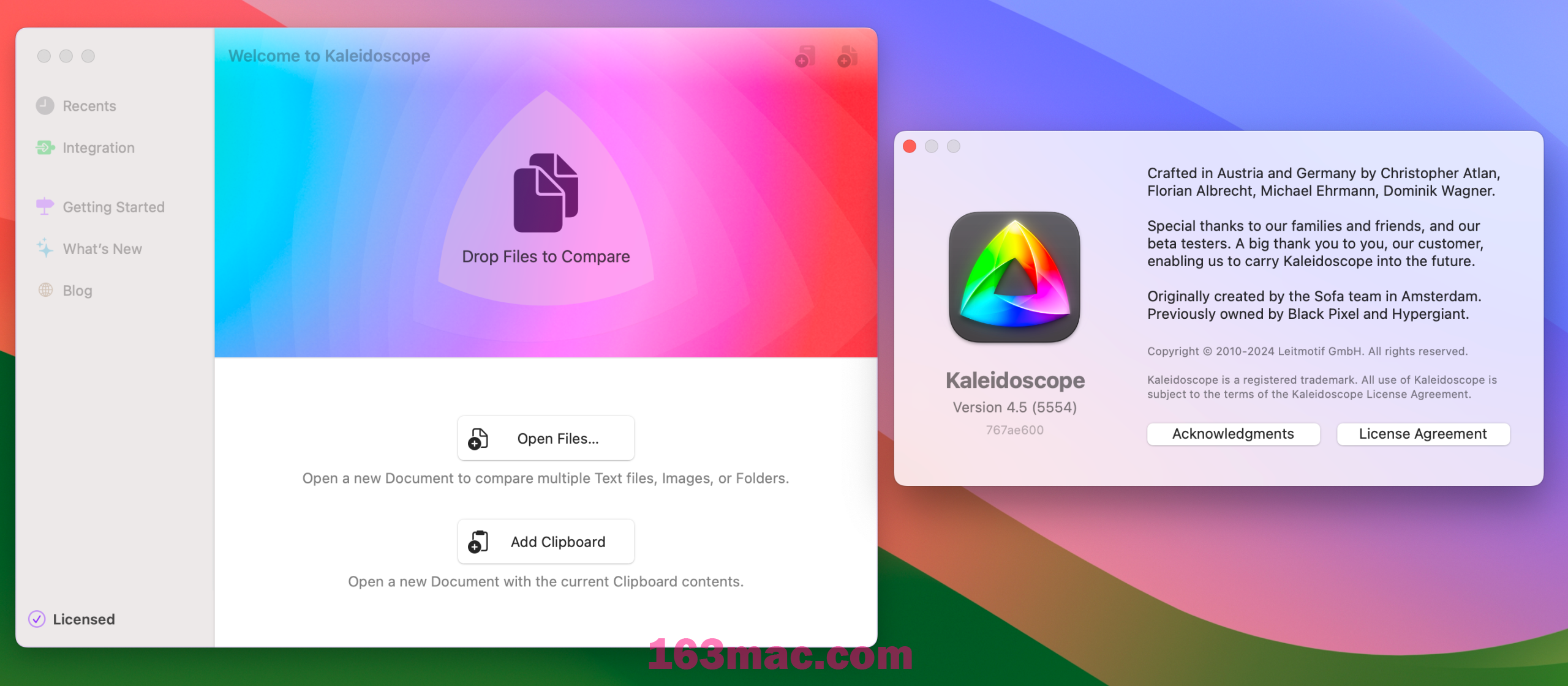 Kaleidoscope for Mac v4.5 文件和图像差异对比工具 激活版-1