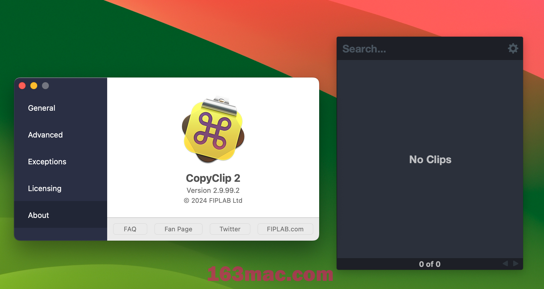 CopyClip 2 for Mac v2.9.99.2 粘贴板历史存储管理软件 永久激活版-1