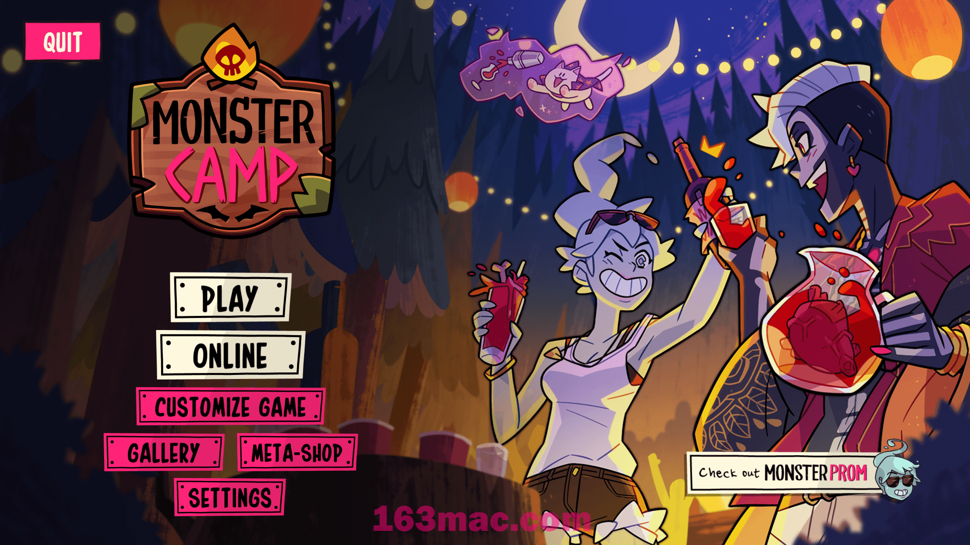 魔物学园2：怪物营地 Monster Prom 2: Monster Camp for Mac v2.16.a 英文原生版 附DLC-1