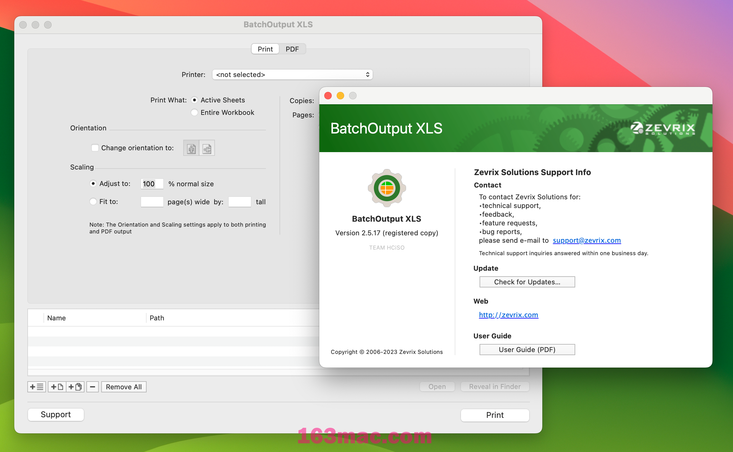 BatchOutput XLS for Mac v2.5.17 自动从Excel生成PDF 激活版-1