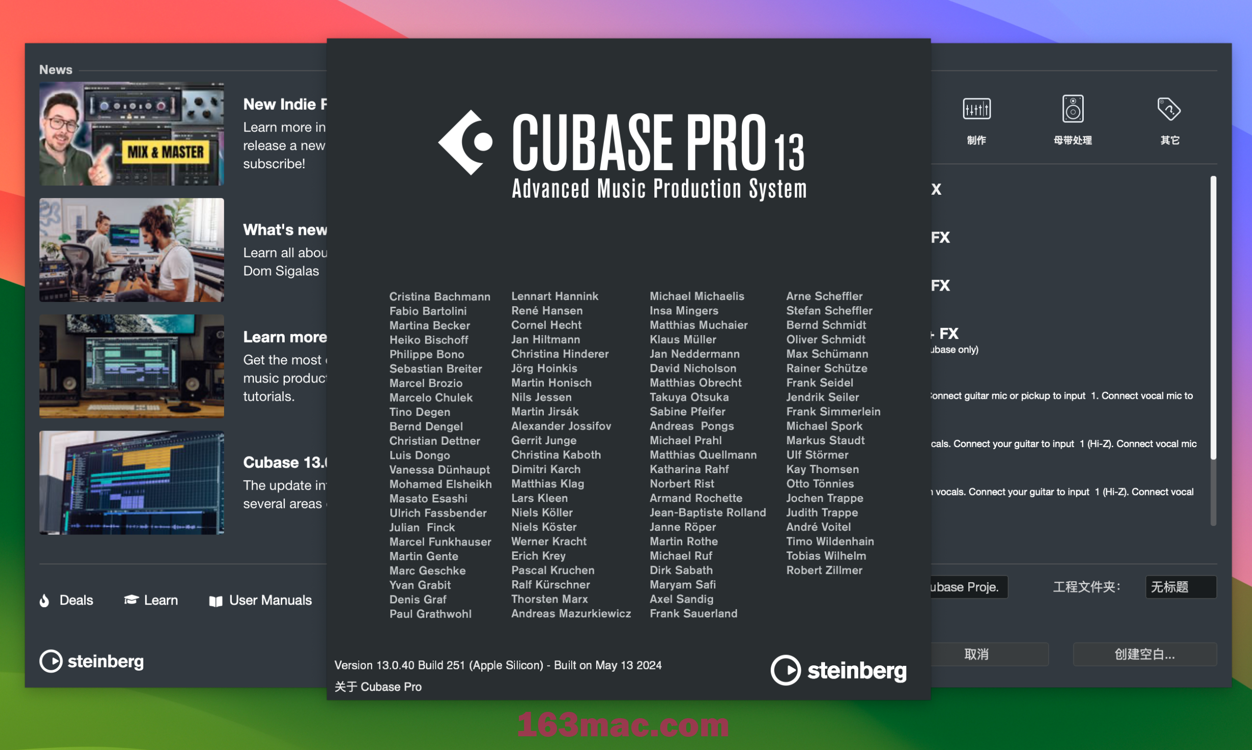 Steinberg Cubase Pro 13 for Mac v13.0.40 多功能音乐制作 激活版-1