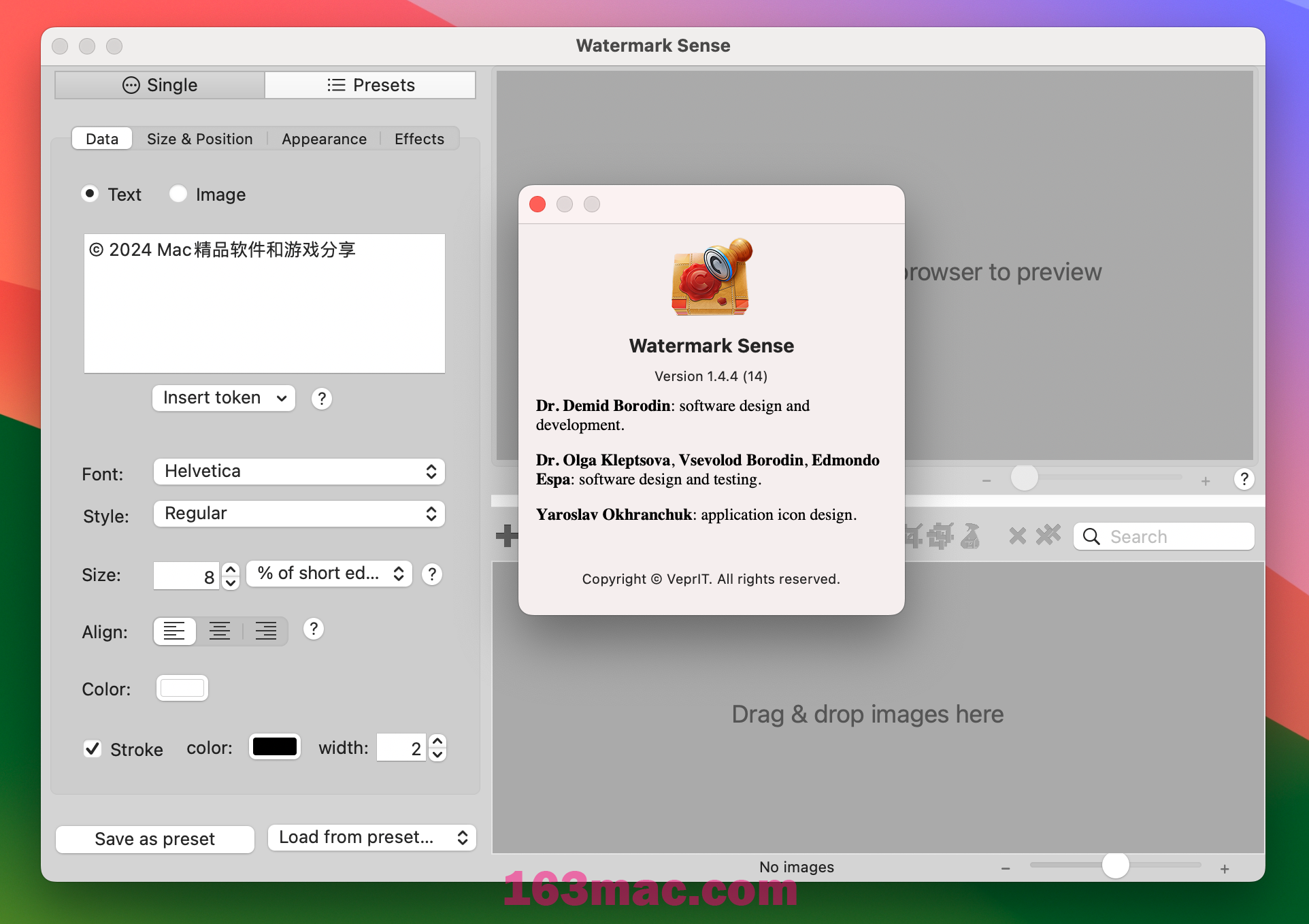 Watermark Sense for Mac v1.4.4 图像批量添加水印工具 激活版-1