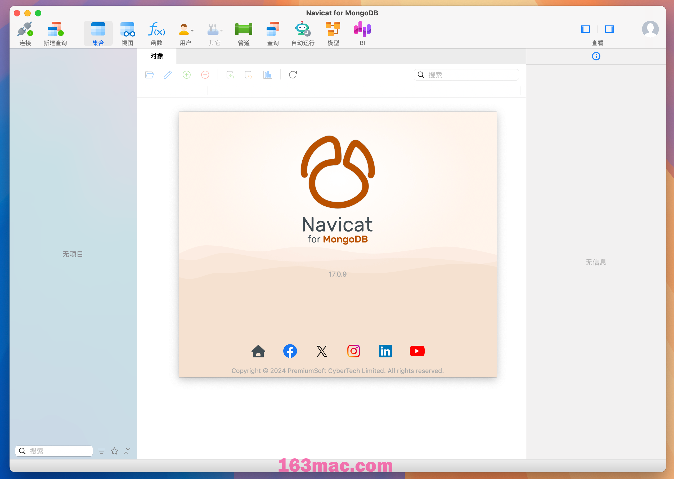 👍 Navicat for MongoDB Mac v17.0.9 中文激活版 MongoDB数据库管理和开发-1