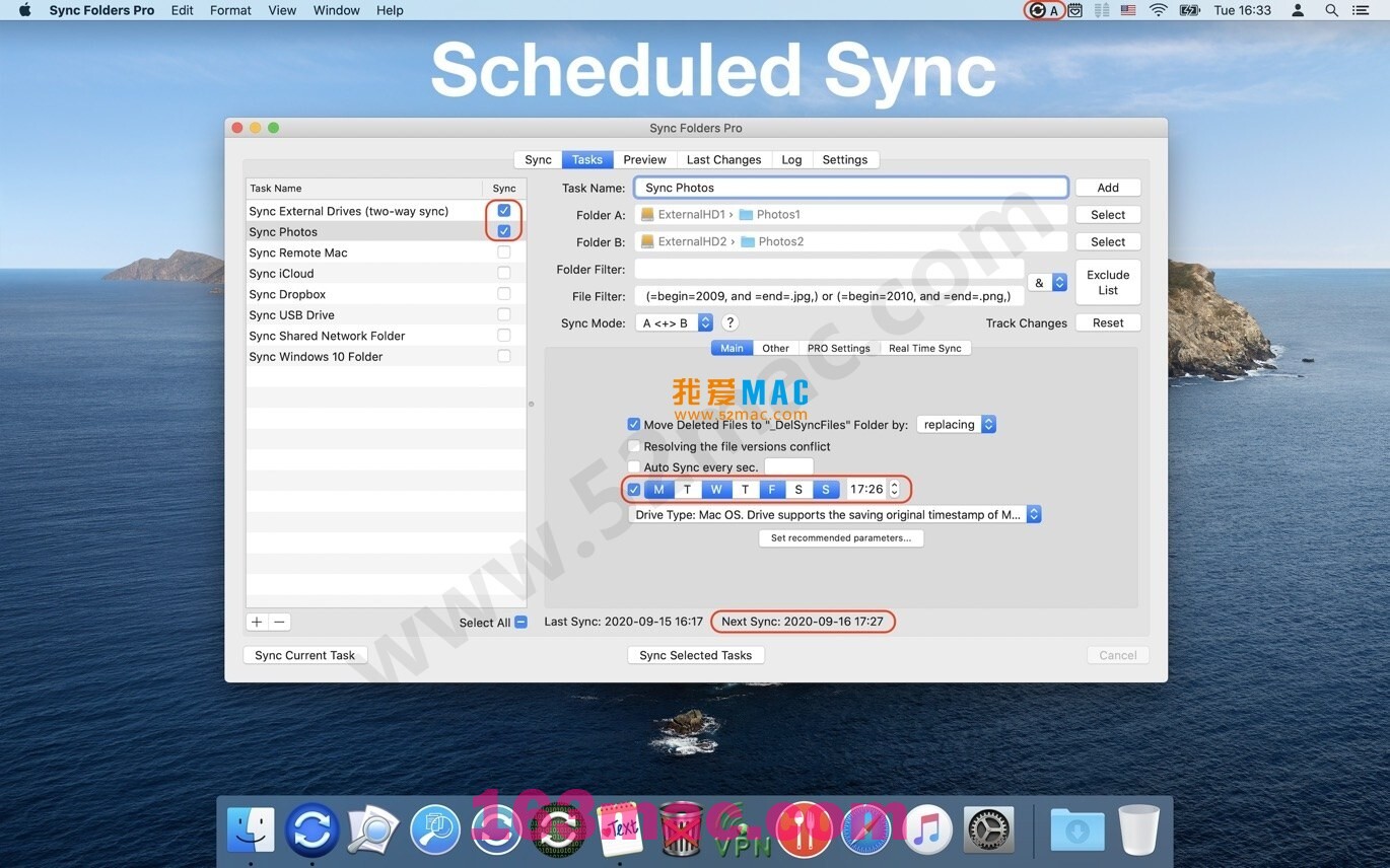 Sync Folders Pro for mac