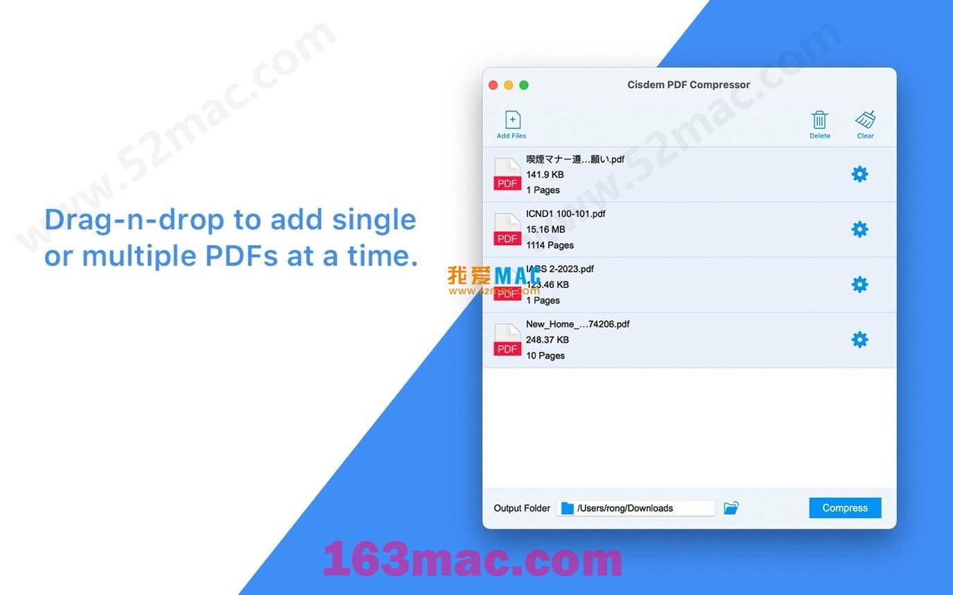 Cisdem PDF Compressor for mac