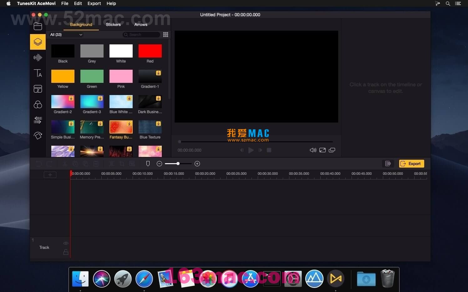 TunesKit AceMovi Video Editor for mac