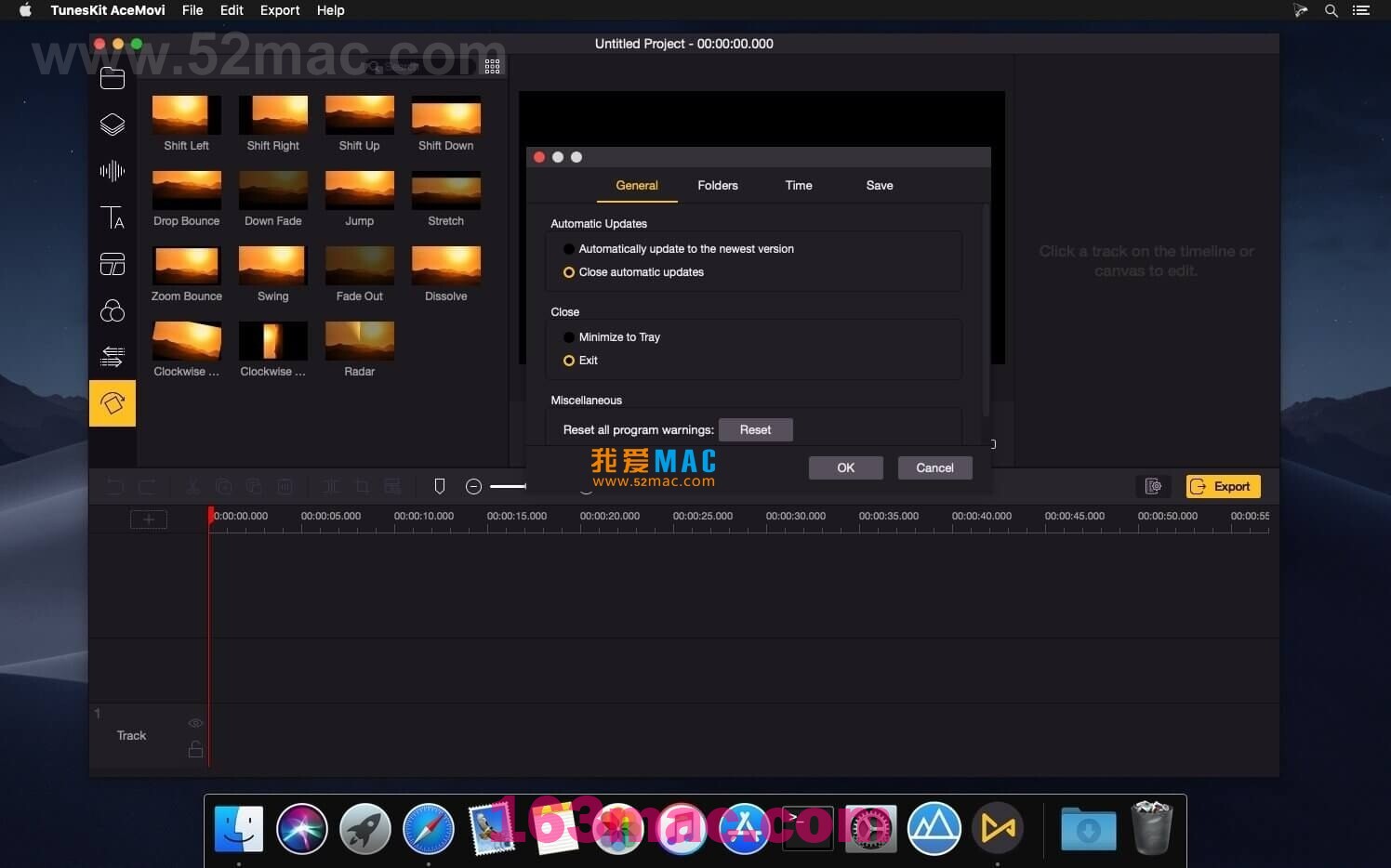 TunesKit AceMovi Video Editor for mac