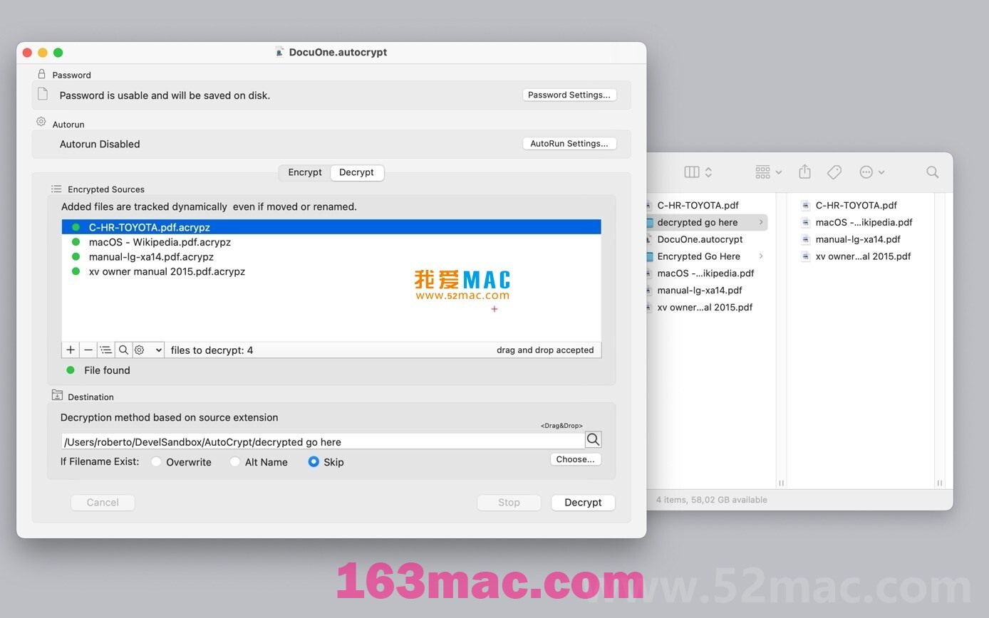 AutoCrypt for mac