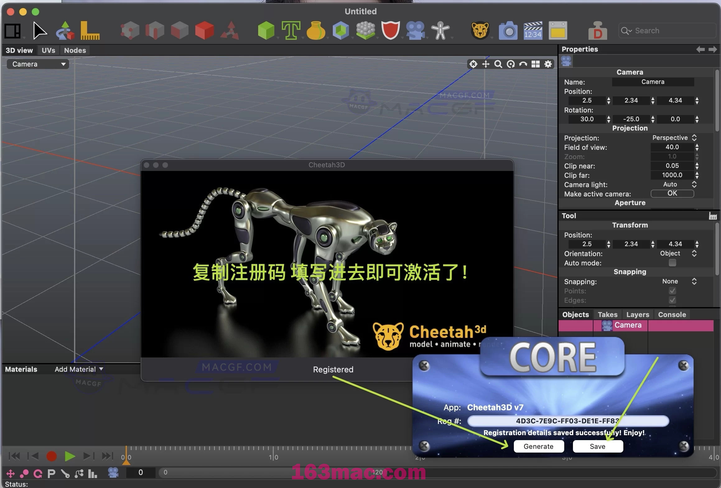 图片[2] - 「3D建模渲染动画包」猎豹3D Cheetah3D v8.1 激活版 - macGF