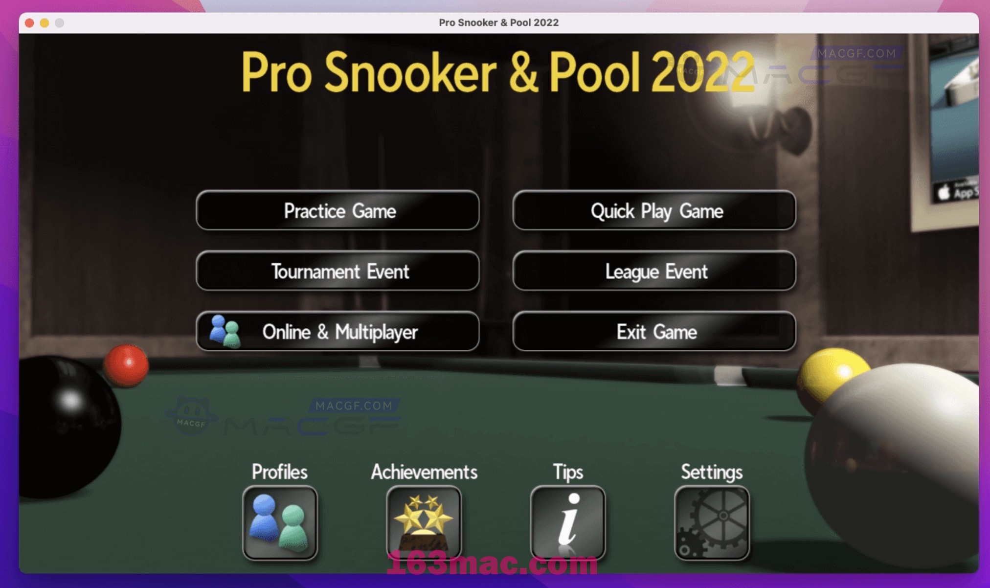 图片[1] - 「职业斯诺克2024」 Pro Snooker & Pool 2024+ v1.40 英文原生版 - macGF