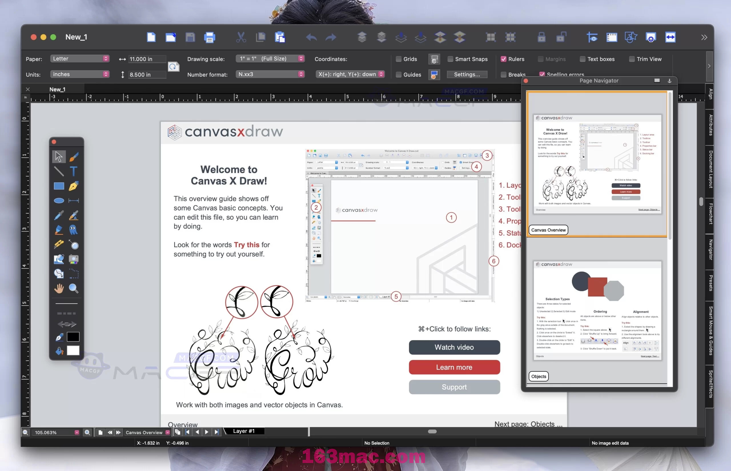 图片[1] - 「专业矢量绘图工具」Canvas X Draw v7.0.4 激活版 - macGF