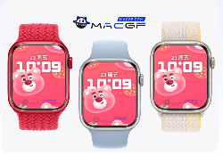 可爱的草莓🍓和粉红熊表盘 Apple watch 原生景深表盘